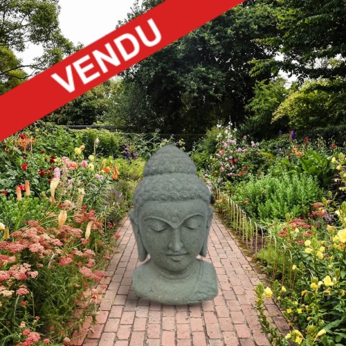 BUDDHA BUST GREENSTONE 50 CM B FRONT_500x500